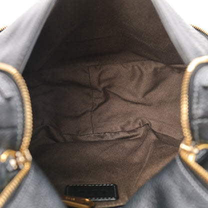 Chloe Calfskin Medium Marcie Round Zip Crossbody Bag Black 5 of 11