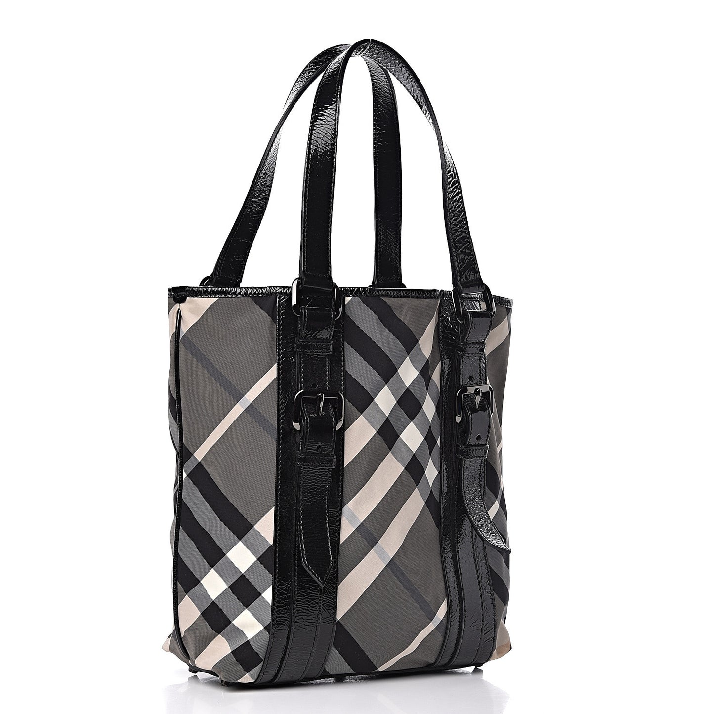 Nylon Beat Check Victoria Tote Black