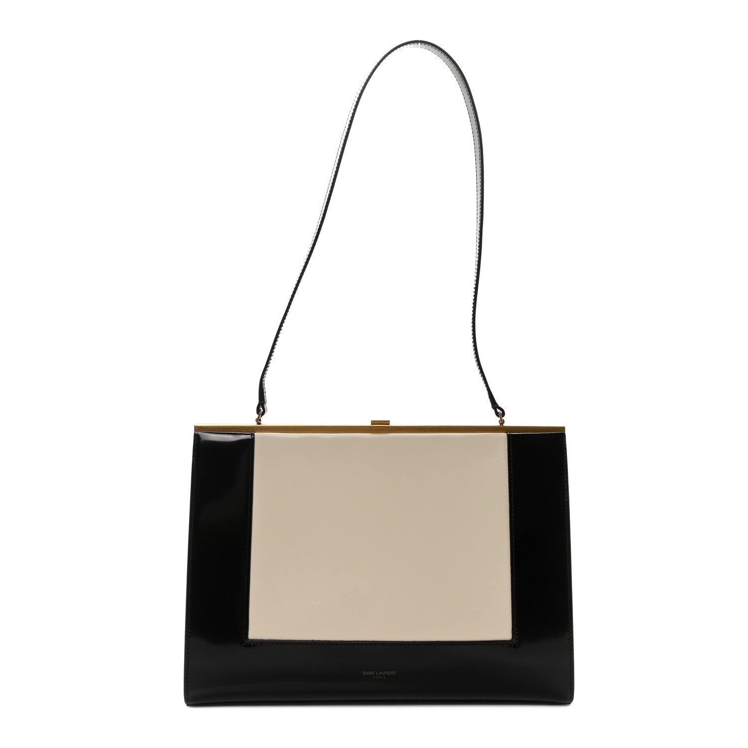 Saint Laurent Nappa Brushed Calfskin Large Le Ann-Marie Alabastro Black 1 of 9