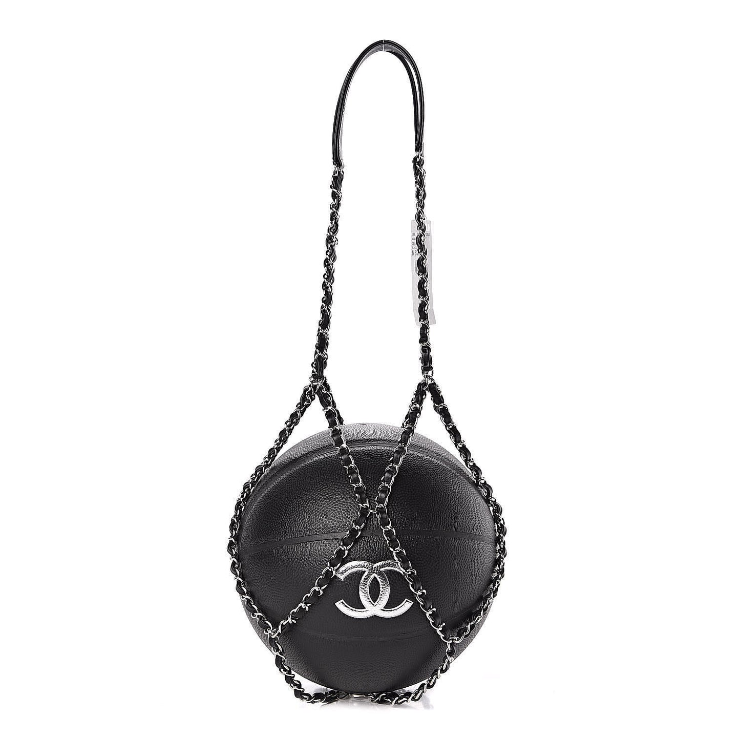 Lambskin Chain Net and Basketball Black