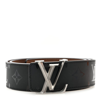 Louis Vuitton Monogram Illusion 40mm LV Initiales Reversible Belt 90 36 Black 1 of 8