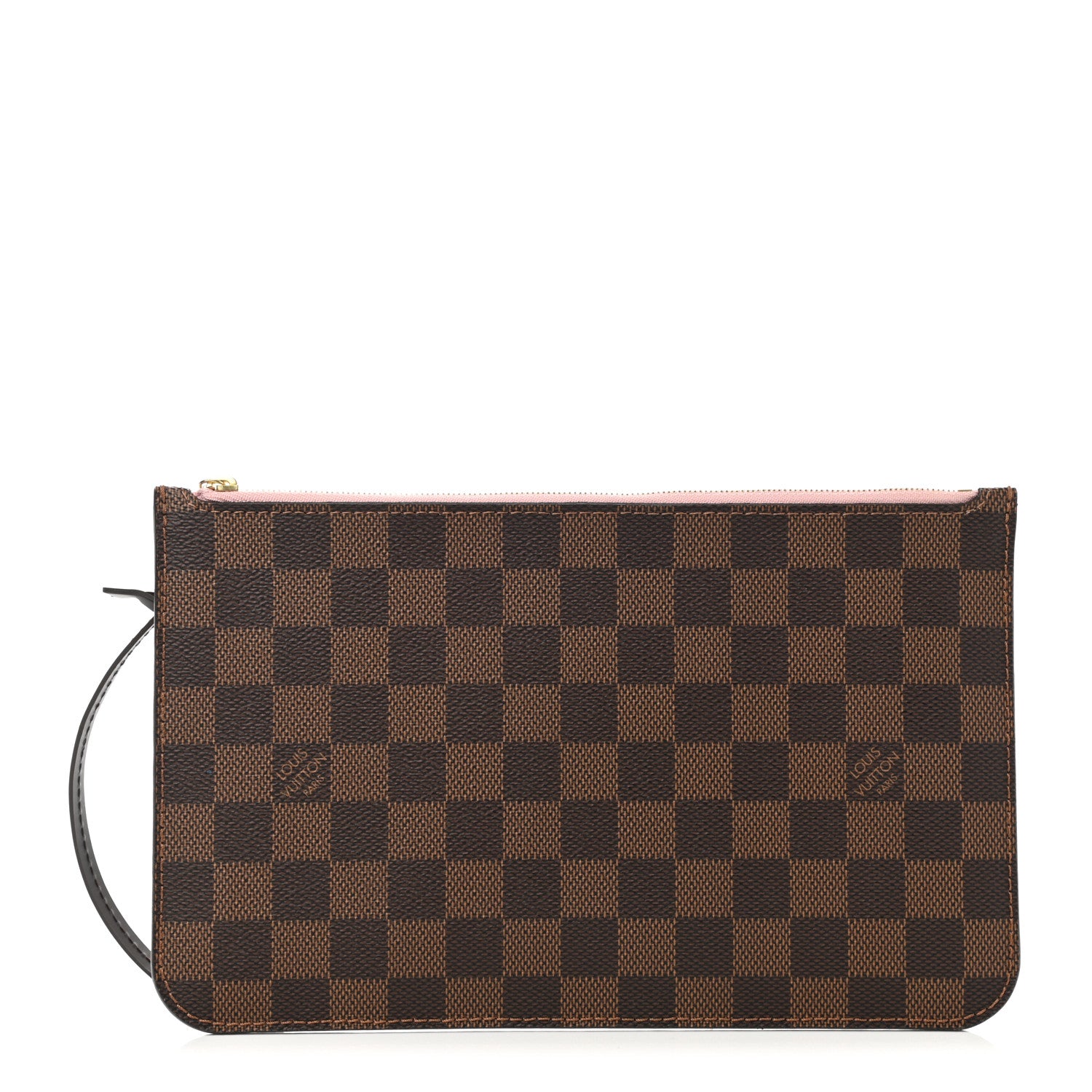 Louis Vuitton Damier Ebene Neverfull MM GM Pochette Rose Ballerine 1 of 7