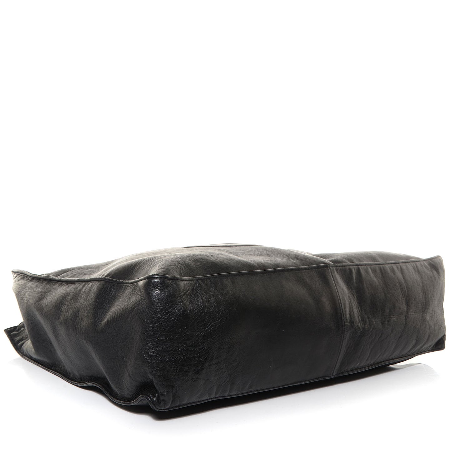Lambskin Jumbo Shoulder Bag Black