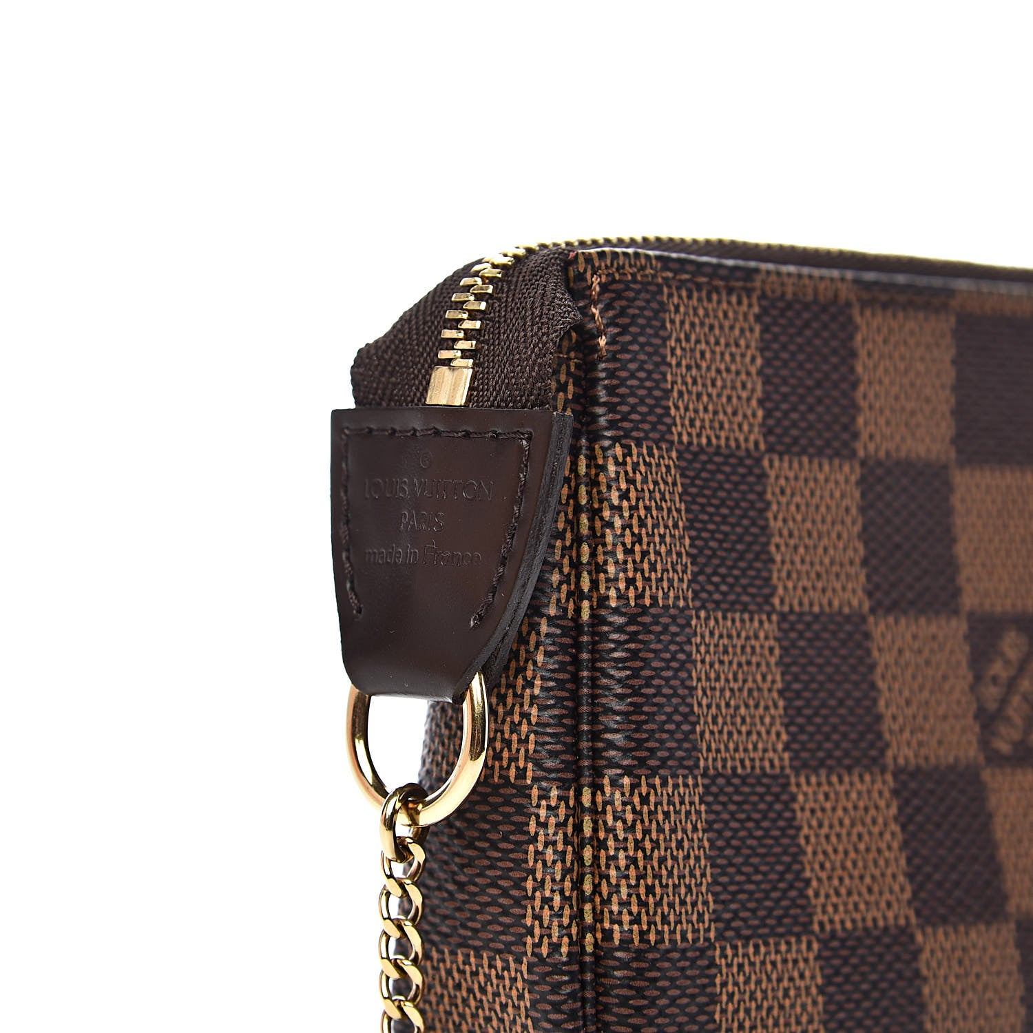 Louis Vuitton Damier Ebene Mini Pochette Accessories 7 of 8