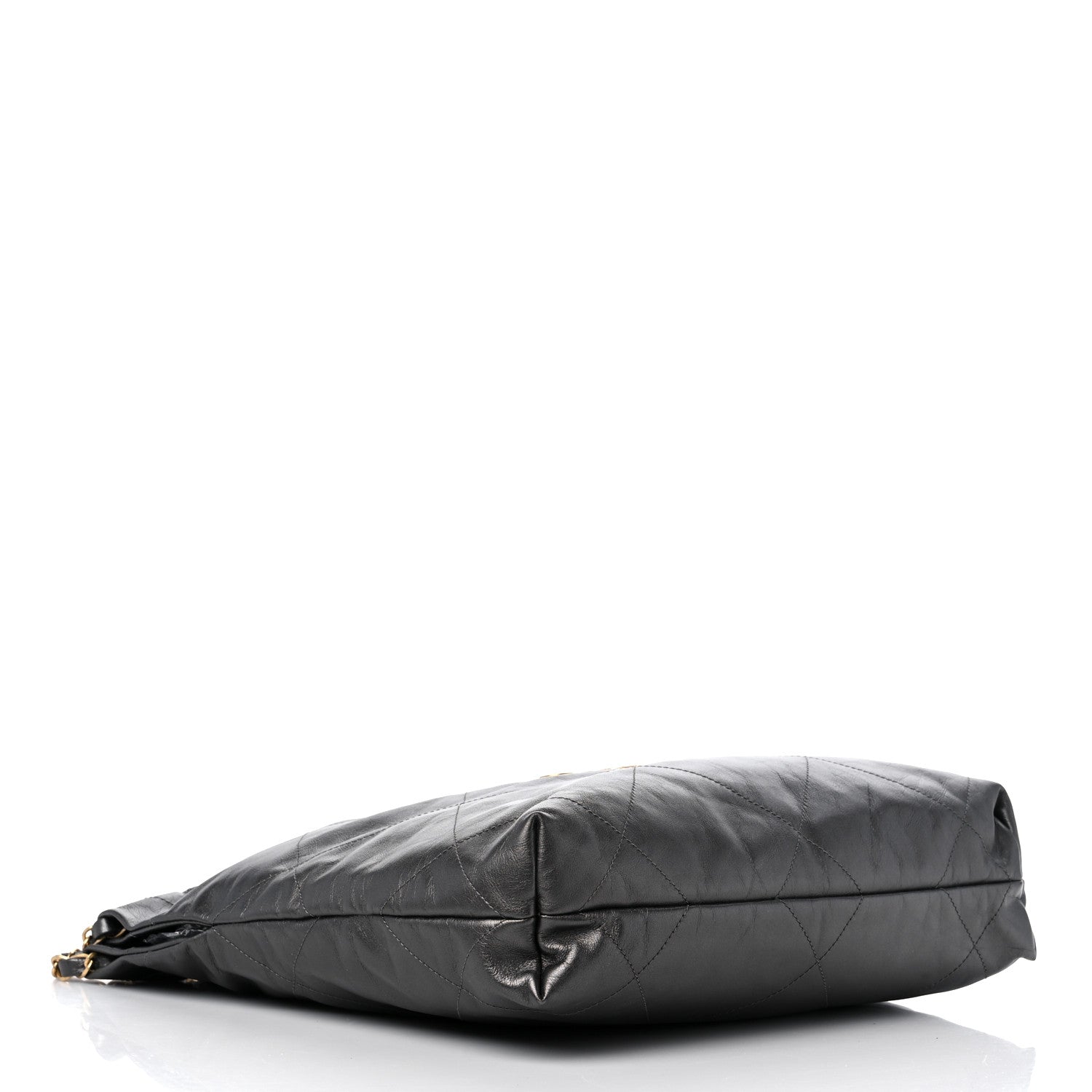 Chanel Metallic Calfskin Quilted Small Chanel 22 Ruthenium 5 of 10