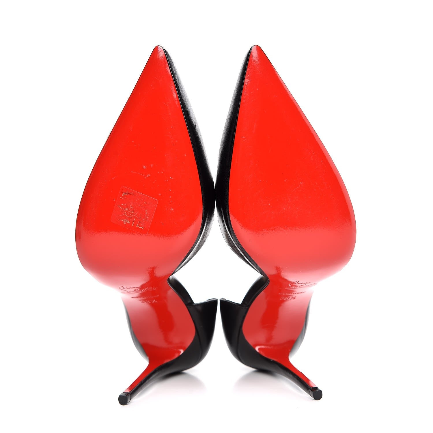 Christian Louboutin Shiny Nappa Iriza 100 Pumps 38.5 Black 5 of 8
