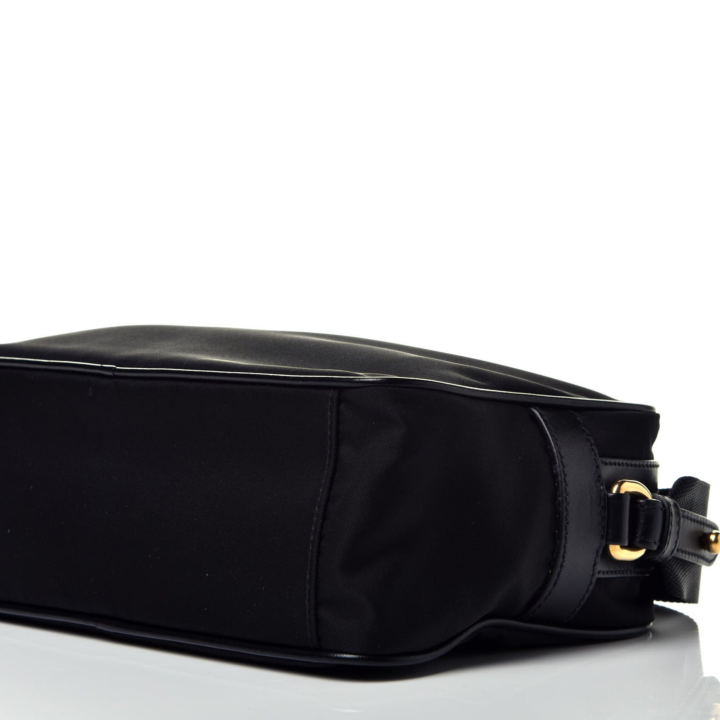 Tessuto Nylon Soft Calf Camera Bag Black