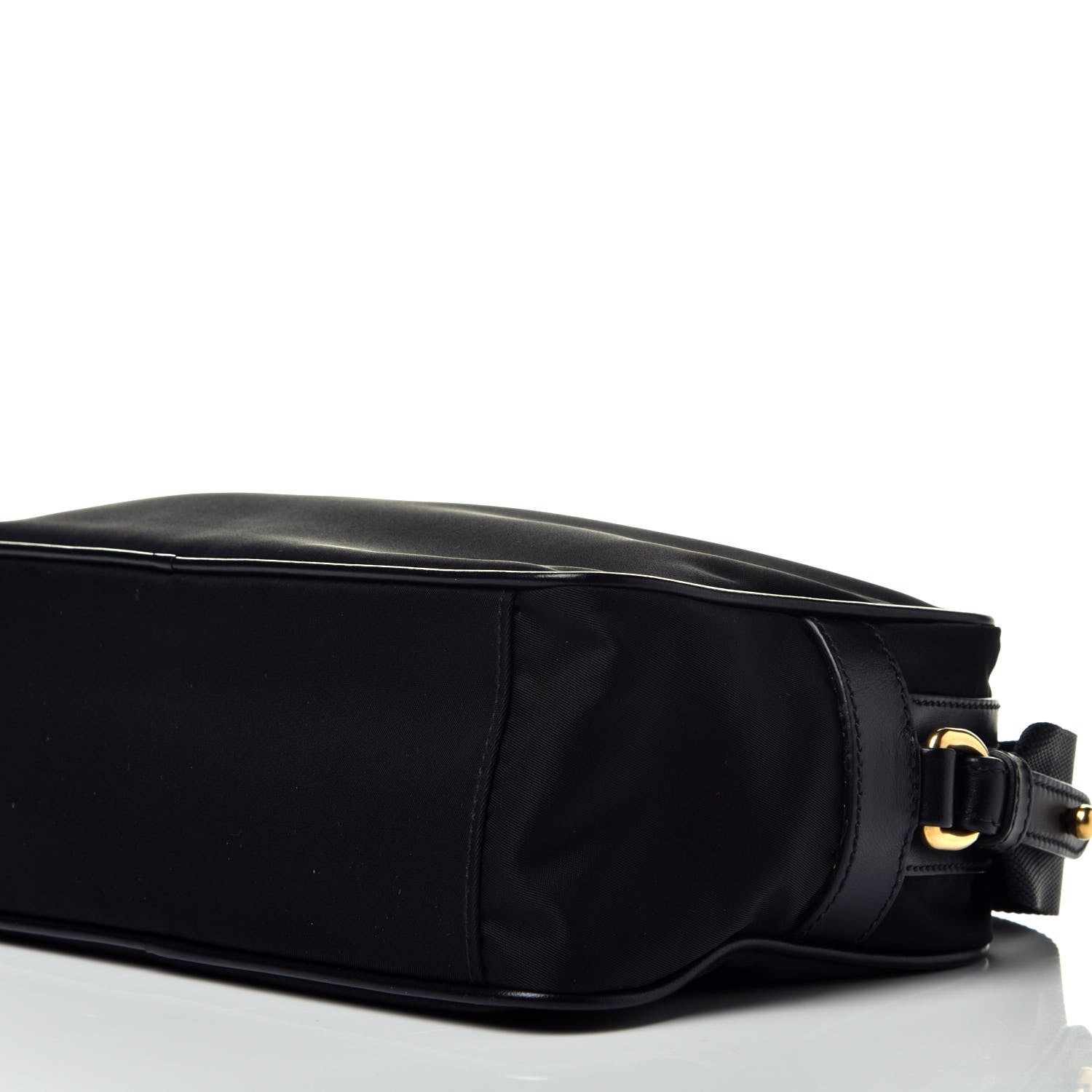 Prada Tessuto Nylon Soft Calf Camera Bag Black 9 of 9