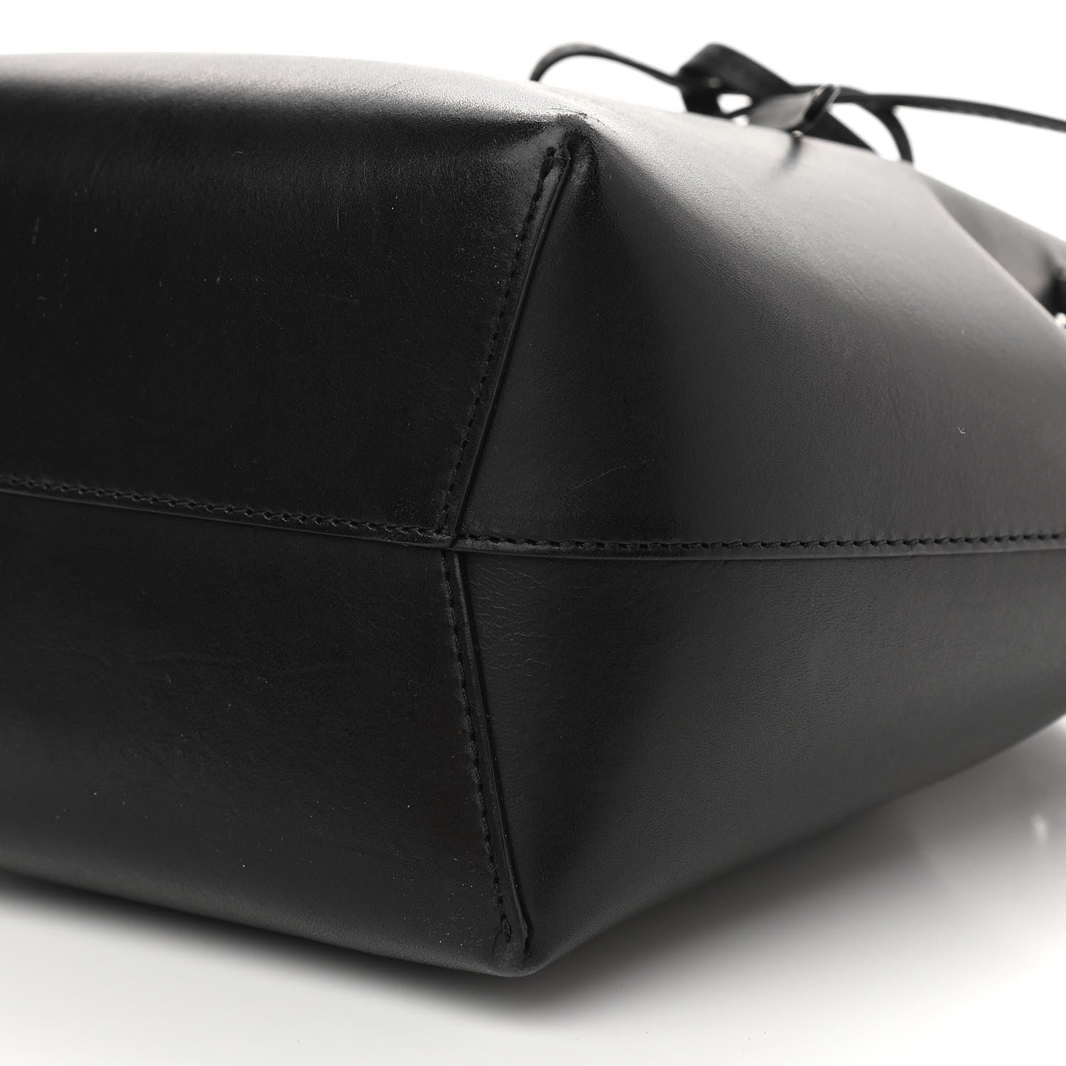 Mansur Gavriel Calfskin Mini Bucket Bag Black Flamma 9 of 10