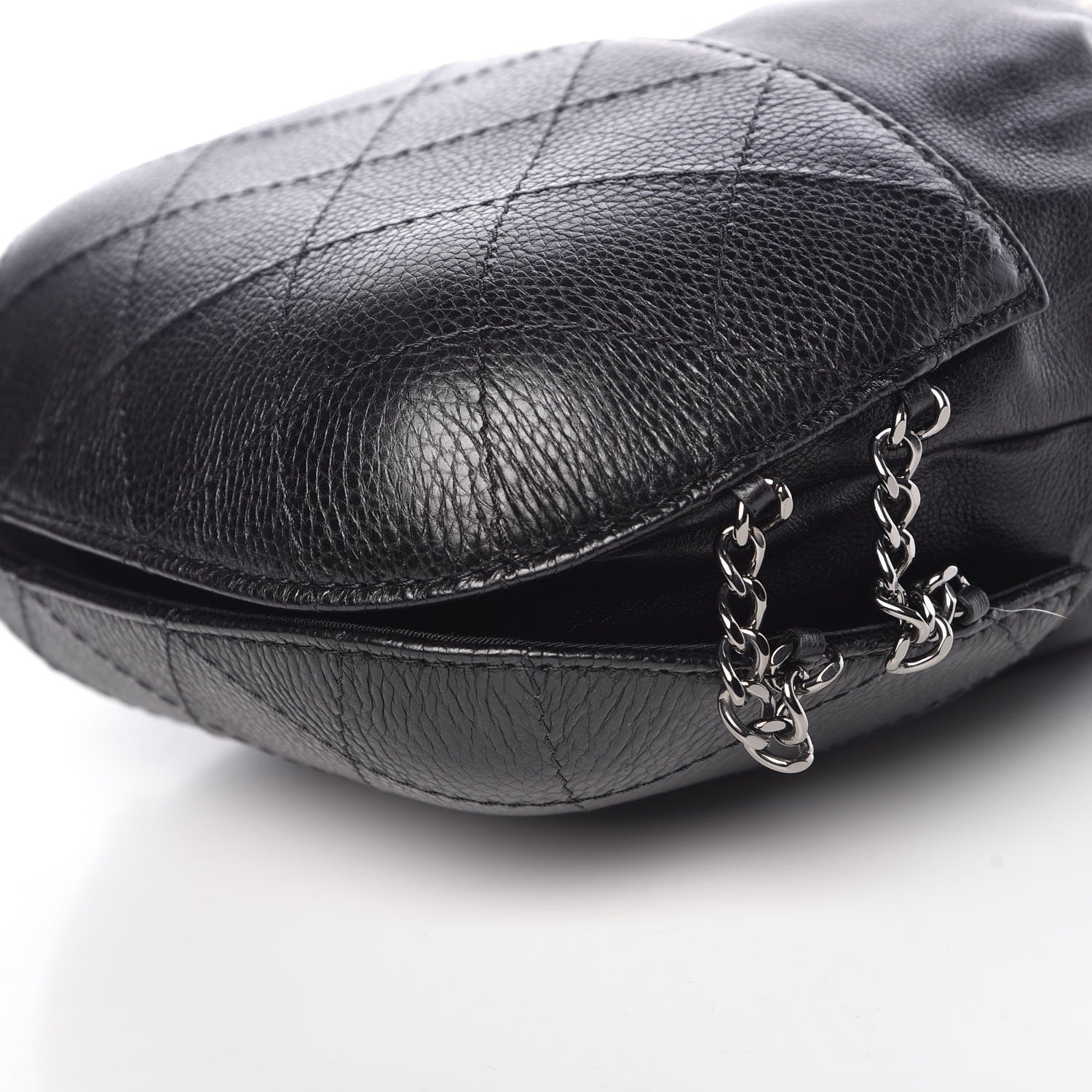 Chanel Calfskin Quilted Small Gabrielle Bucket Black 6 of 10