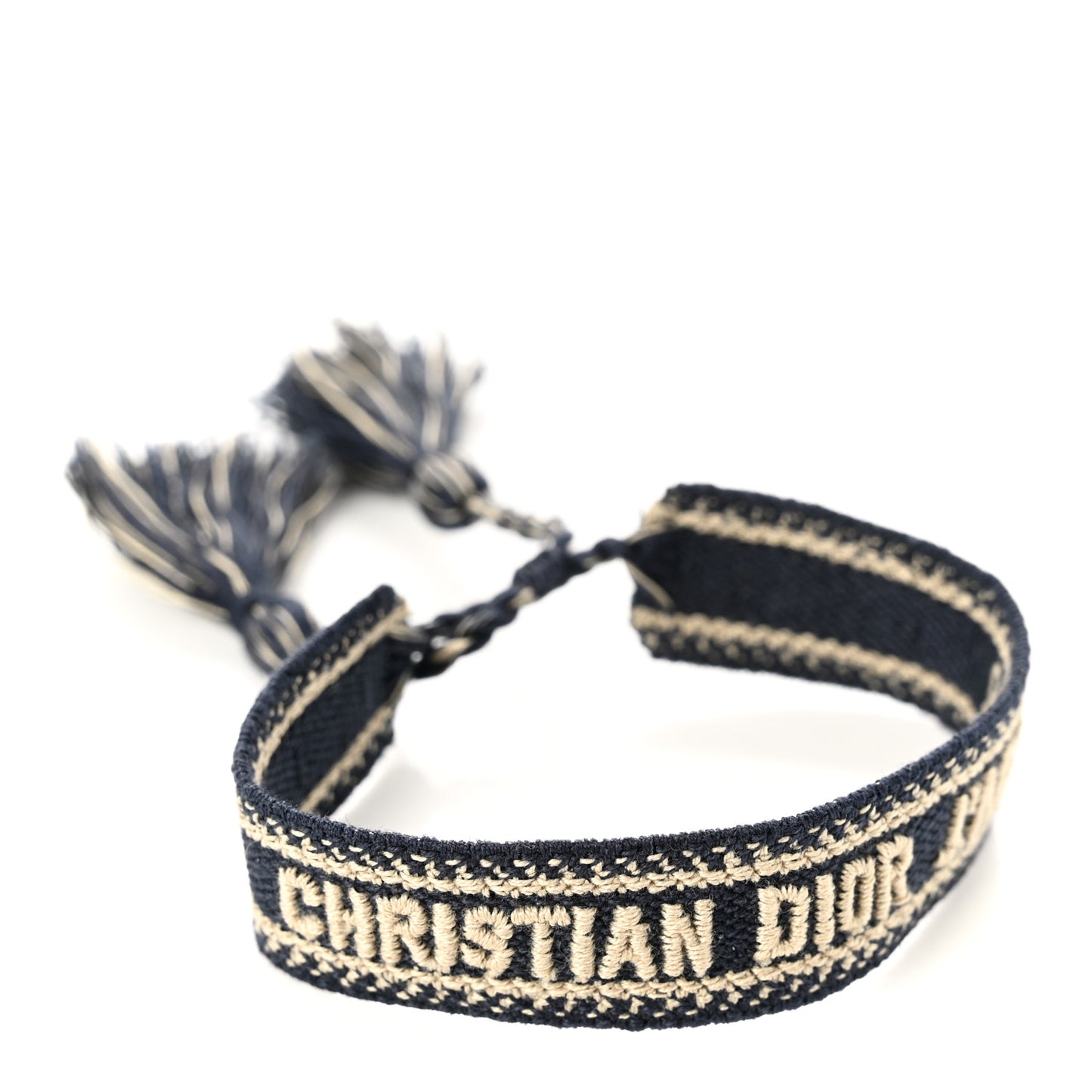 Woven Cotton J'Adior Friendship Bracelet Navy