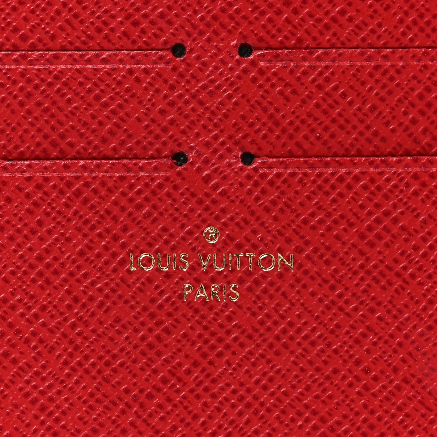 Calfskin Felicie Card Holder Insert Cherry