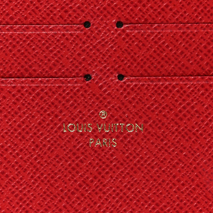 Louis Vuitton Calfskin Felicie Card Holder Insert Cherry 6 of 6