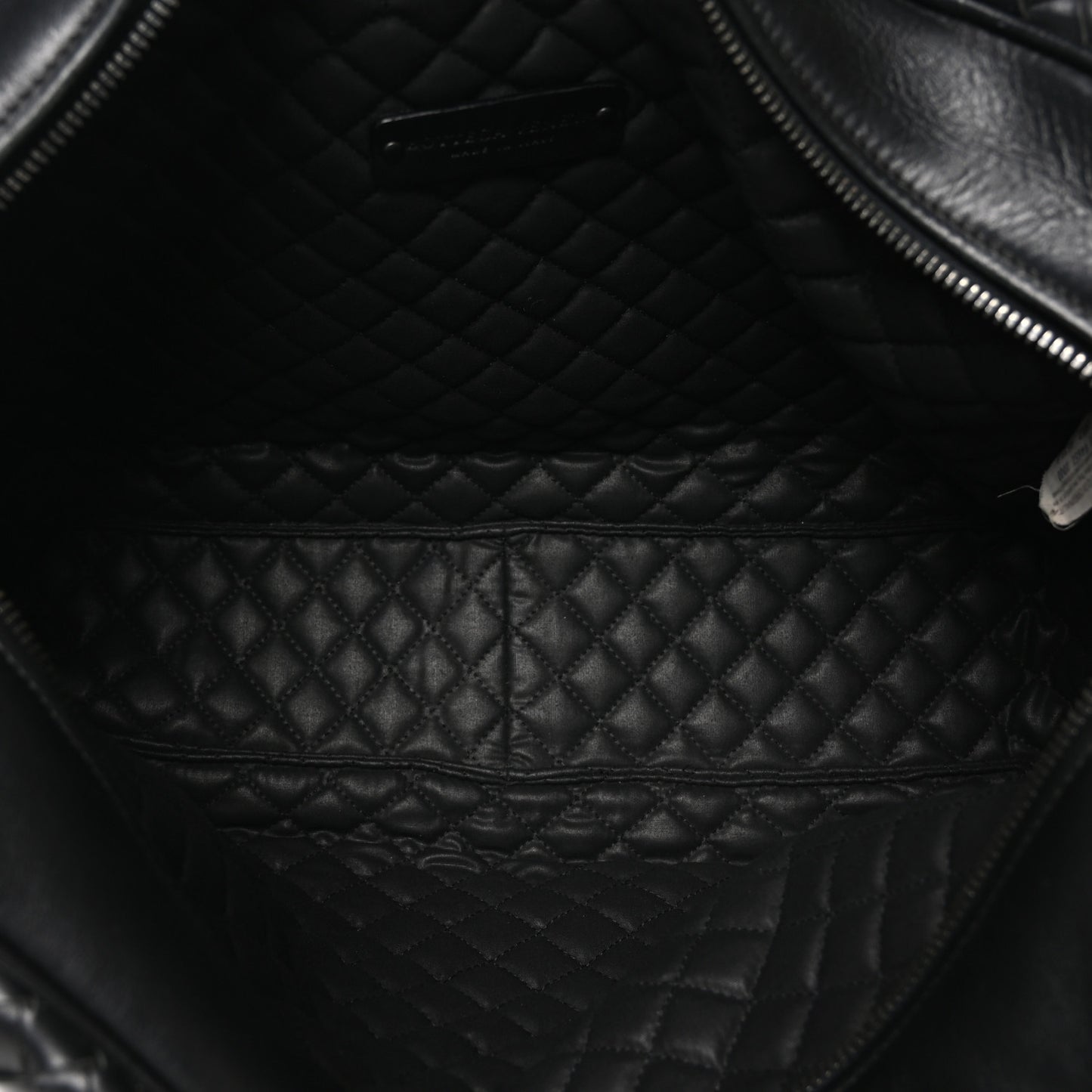 Nappa Intrecciato Briefcase Tote Black