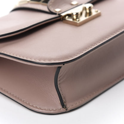 Valentino Garavani Vitello Small Glam Lock Rockstud Flap Poudre 6 of 14