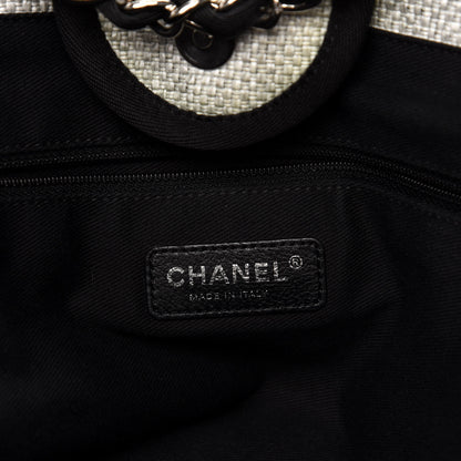 Chanel Canvas Medium Deauville Tote Grey 8 of 11