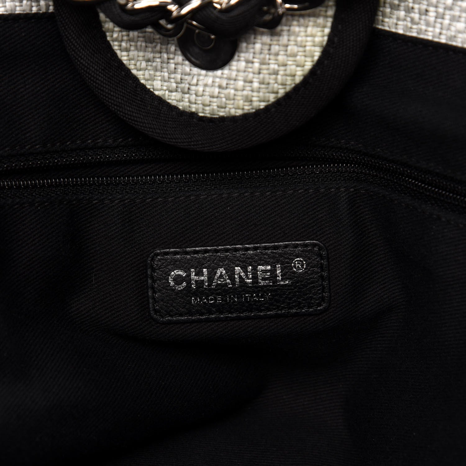 Chanel Canvas Medium Deauville Tote Grey 8 of 11