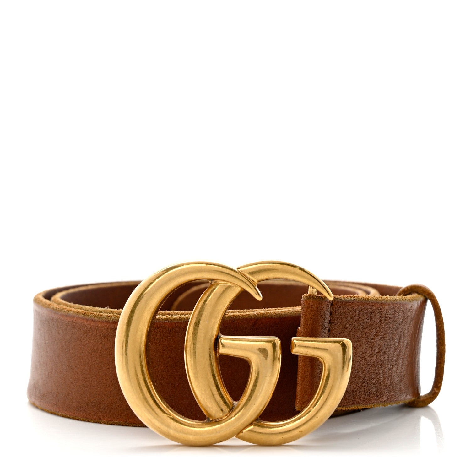 Gucci Faded Calfskin Double G 40mm Belt 85 34 Cuir 1 of 4