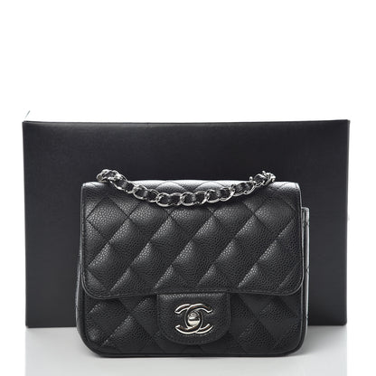 Chanel Caviar Quilted Mini Square Flap Black 12 of 12