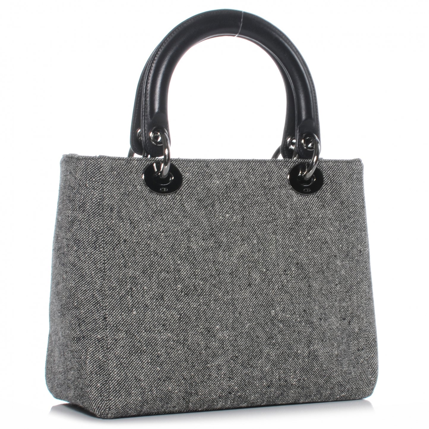 Tweed Medium Lady Dior Black