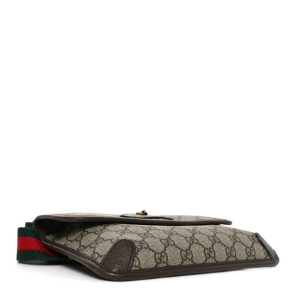 Gucci GG Supreme Monogram Neo Vintage Web Belt Bag Brown 3 of 8