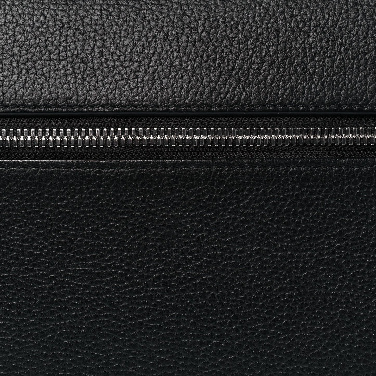 Visetos Calfskin Spot Park Avenue Medium Shoulder Bag Dark Grey Black