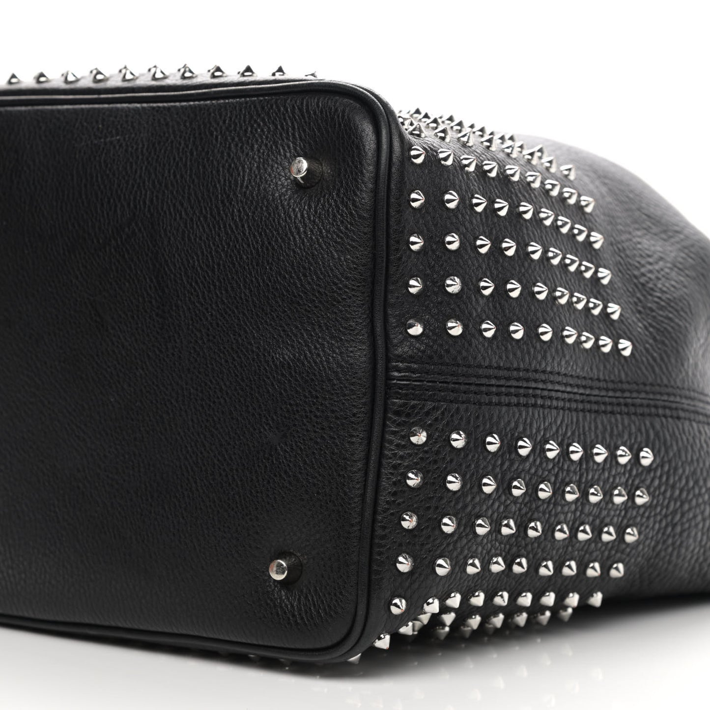 Calfskin Studded Medium Susanna Hobo Black