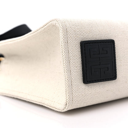 Givenchy Canvas Mini G-Tote White Black 8 of 10