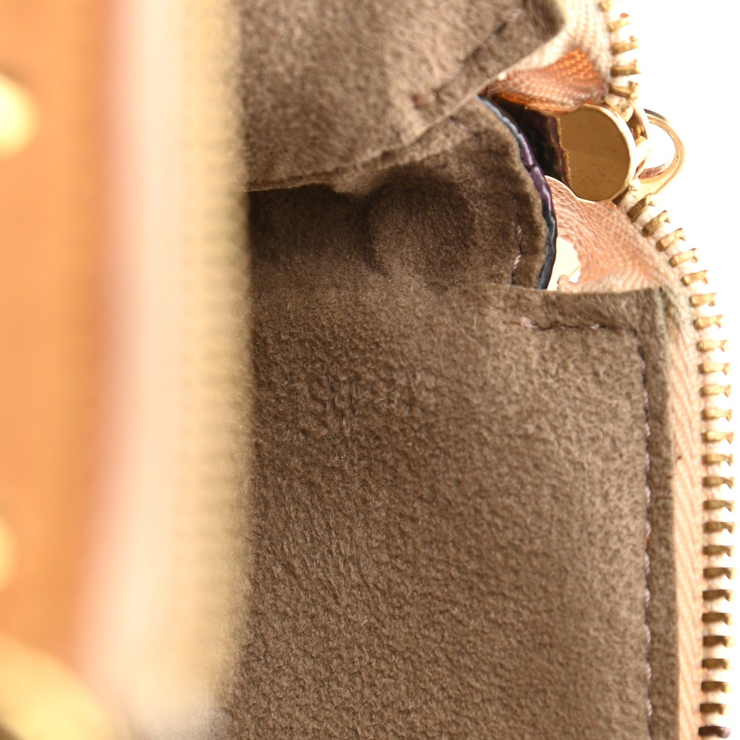 Monogram Multicolor Pochette Accessories Black