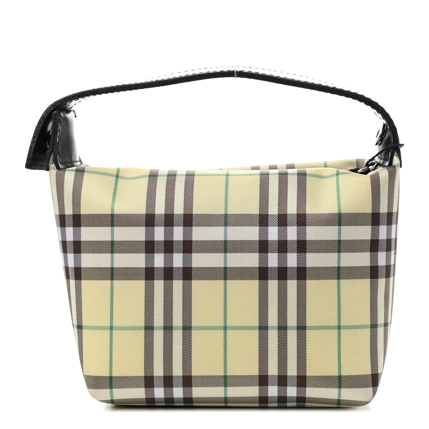 House Check Hand Bag Green Multicolor