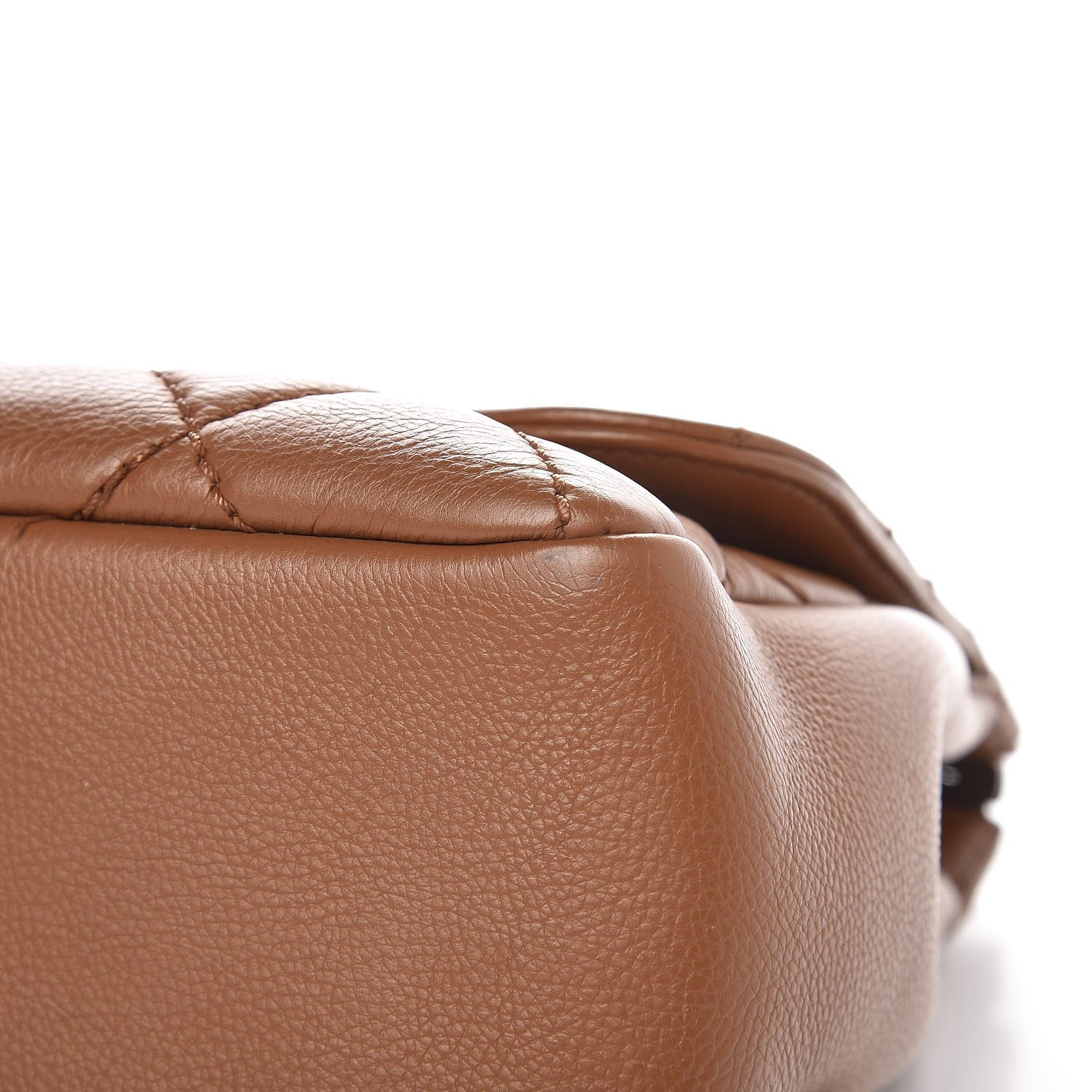 Chanel Calfskin Large Blizzard Zip Top Flap Bag Light Brown 11 of 11