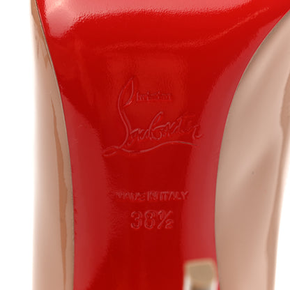 Christian Louboutin Patent So Kate 120 Pumps 38.5 Nude 10 of 14