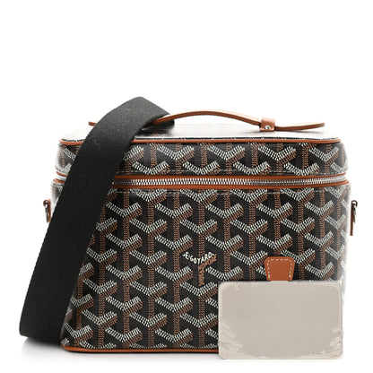 Goyard Goyardine Muse Vanity Case Black Gold 1 of 9