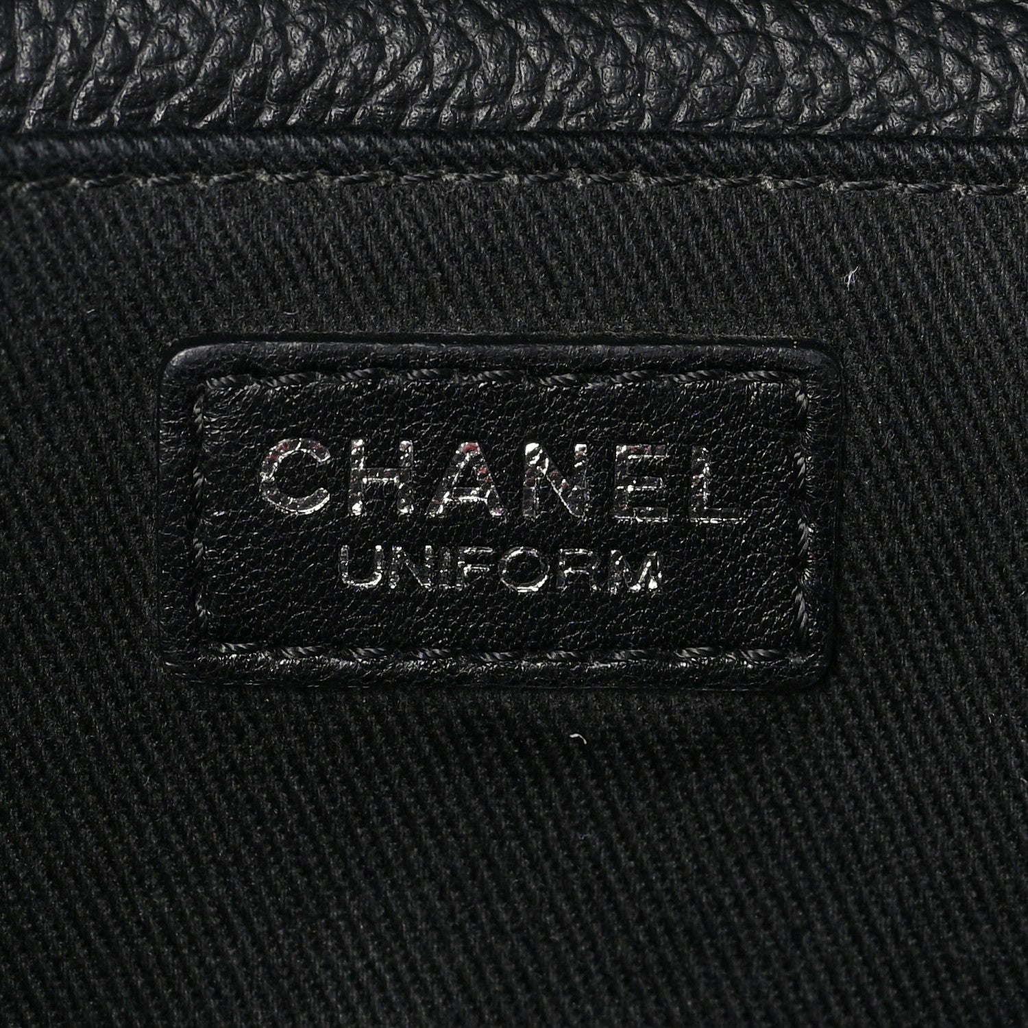 Chanel Grained Calfskin Quilted 2.55 Reissue Flap Belt Bag Clutch Black 7 of 8