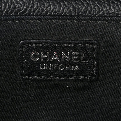 Chanel Grained Calfskin Quilted 2.55 Reissue Flap Belt Bag Clutch Black 7 of 8