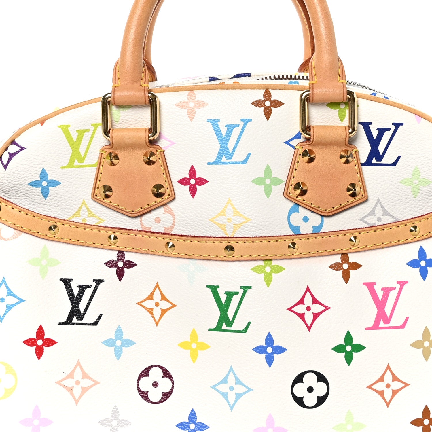 Louis Vuitton Monogram Multicolor Trouville White 7 of 10
