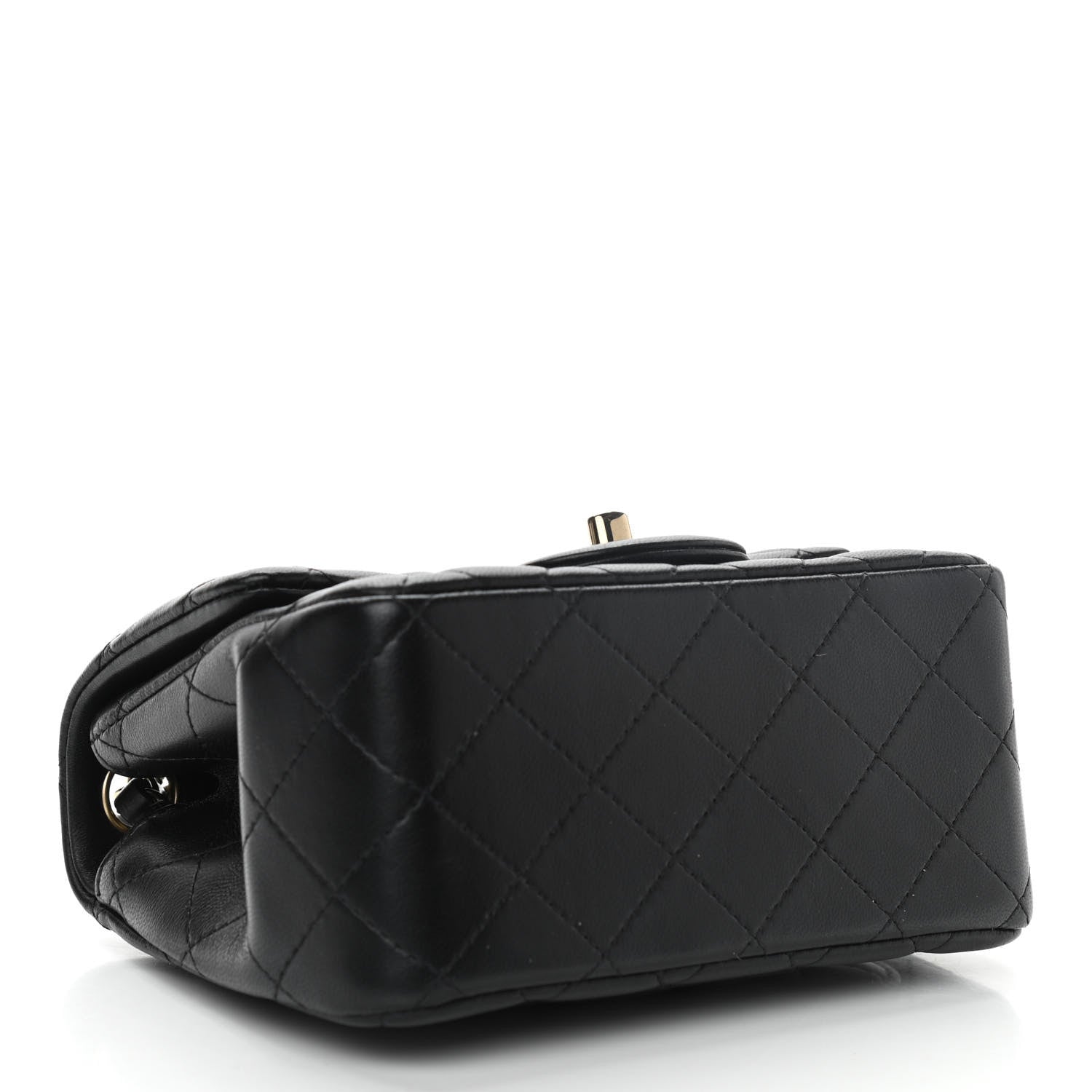 Chanel Lambskin Quilted Mini Square Flap Black 3 of 10