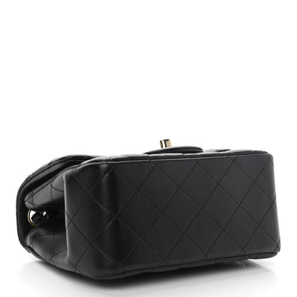 Chanel Lambskin Quilted Mini Square Flap Black 3 of 10