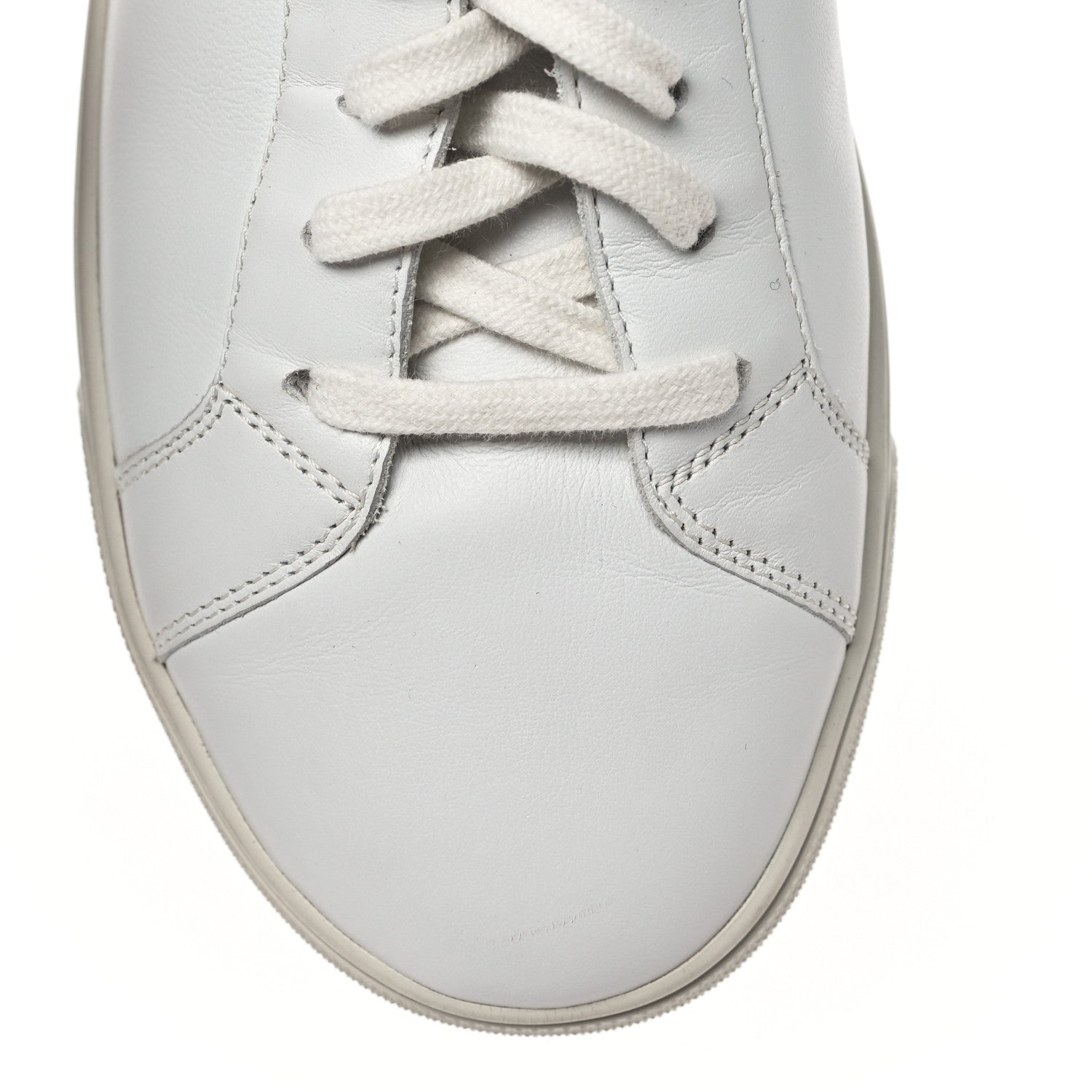 Saint Laurent Calfskin Andy Low Top Sneakers 41 Blanc Optique 9 of 10