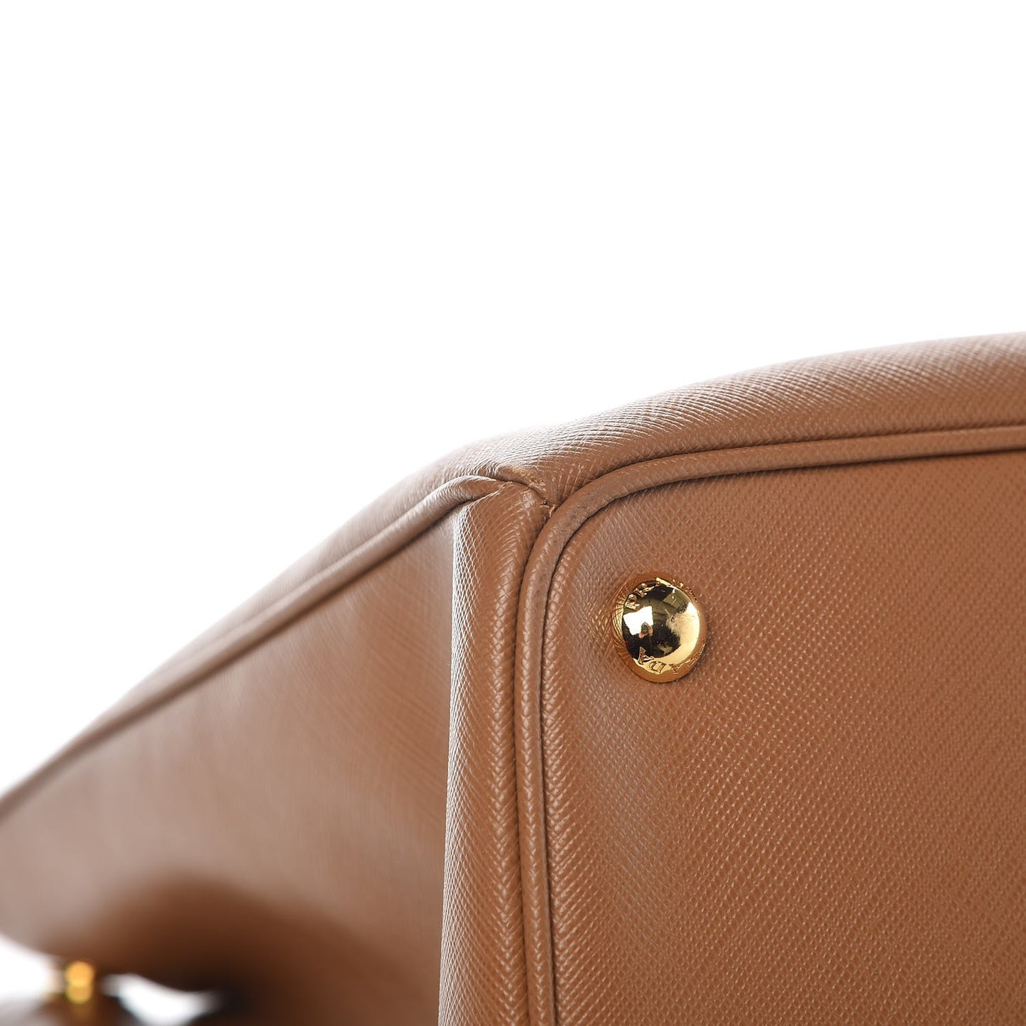 Saffiano Lux Large Tote Caramel