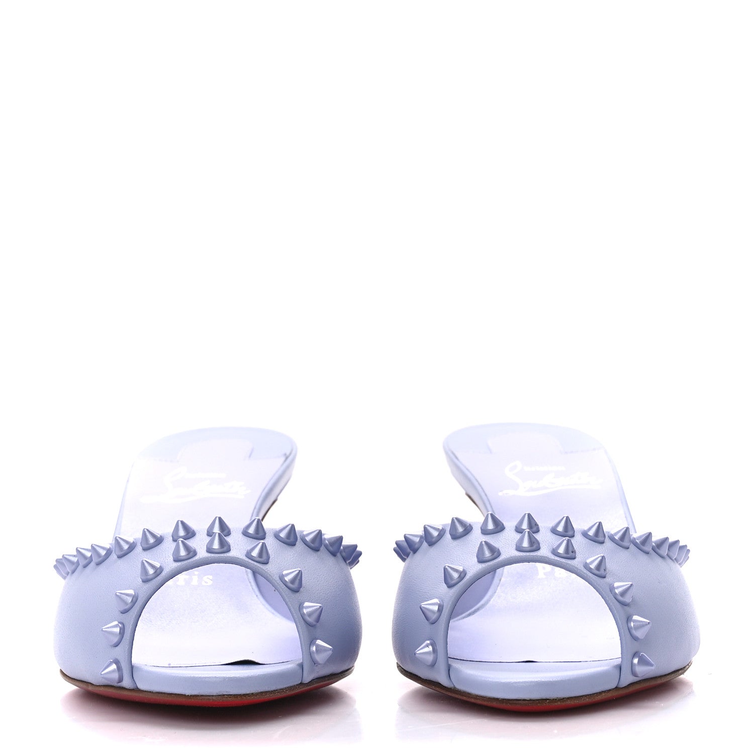 Christian Louboutin Nappa Spike Me Dolly 55 Sandals 37 Skylight 2 of 8