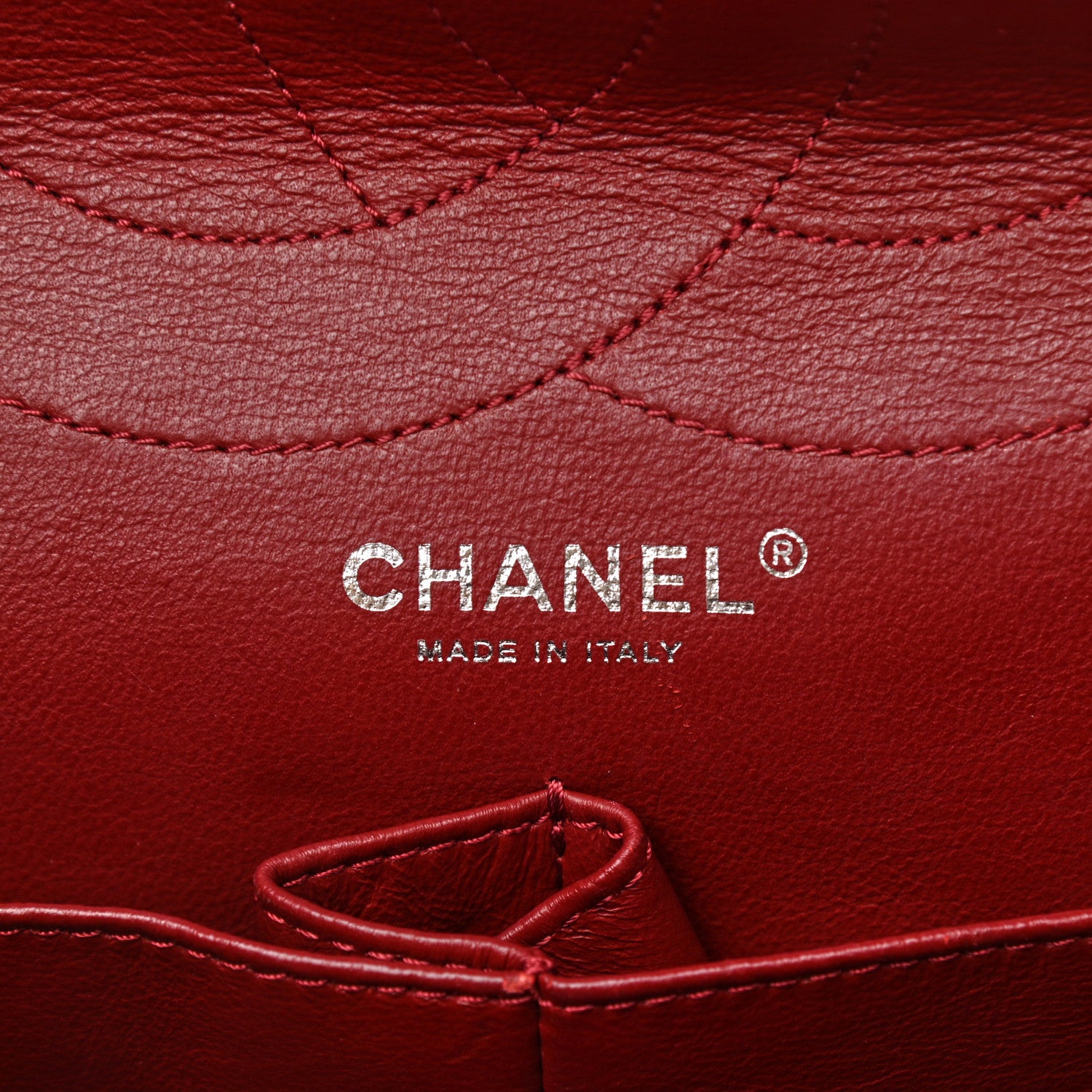Chanel Aged Calfskin Quilted 2.55 Reissue 227 Flap Red 6 of 14
