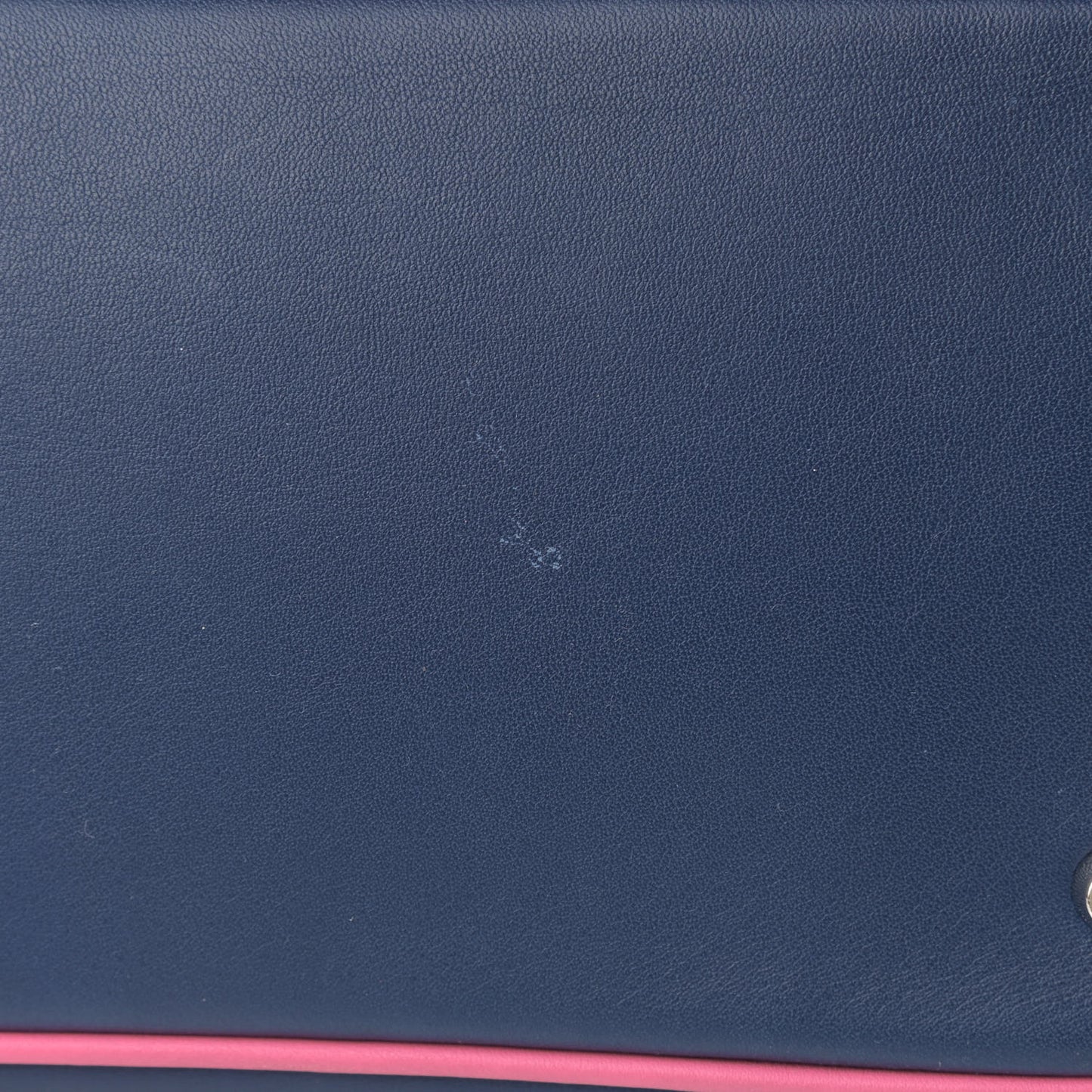 Smooth Calfskin Small Tri-Color Diorissimo Bag Navy Pink