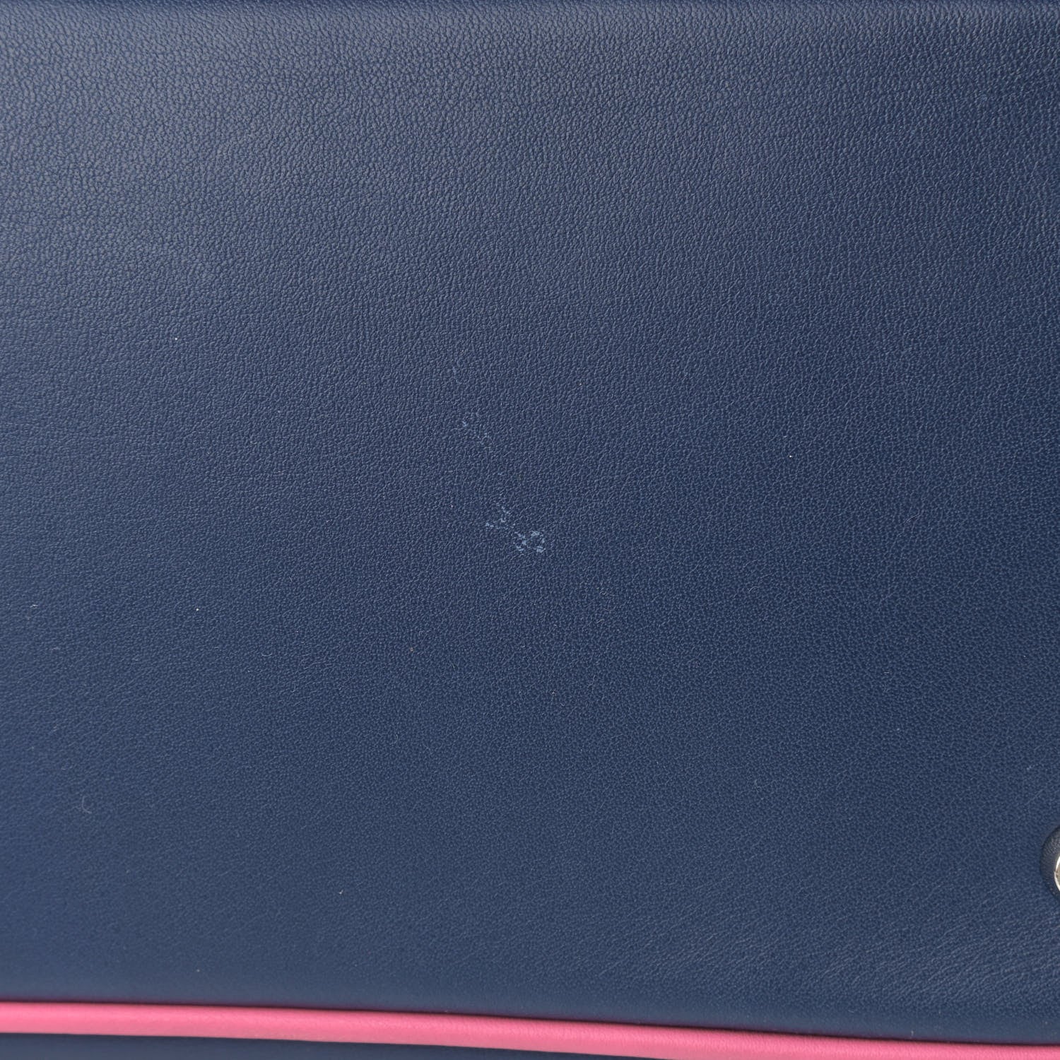 Christian Dior Smooth Calfskin Small Tri-Color Diorissimo Bag Navy Pink 13 of 14