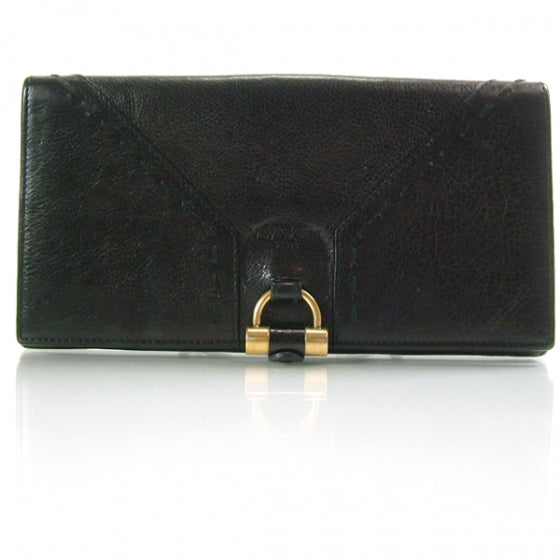 Saint Laurent Leather Muse Wallet Black 1 of 8