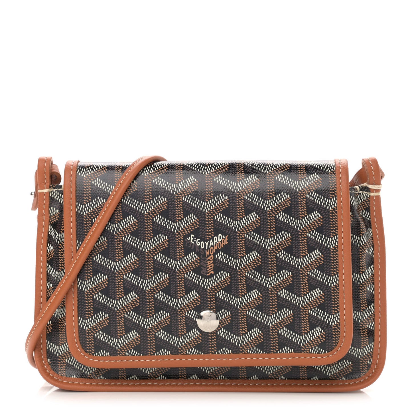 Goyardine Plumet Wallet Clutch Black Gold