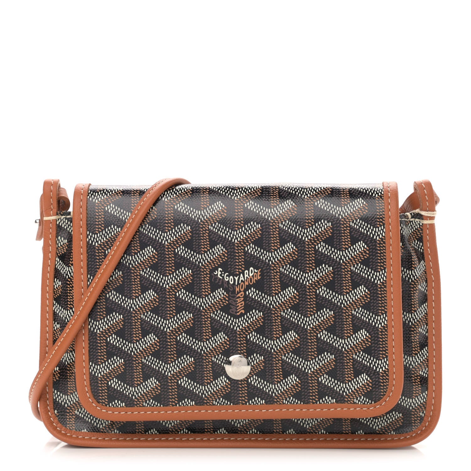 Goyard Goyardine Plumet Wallet Clutch Black Gold 1 of 12