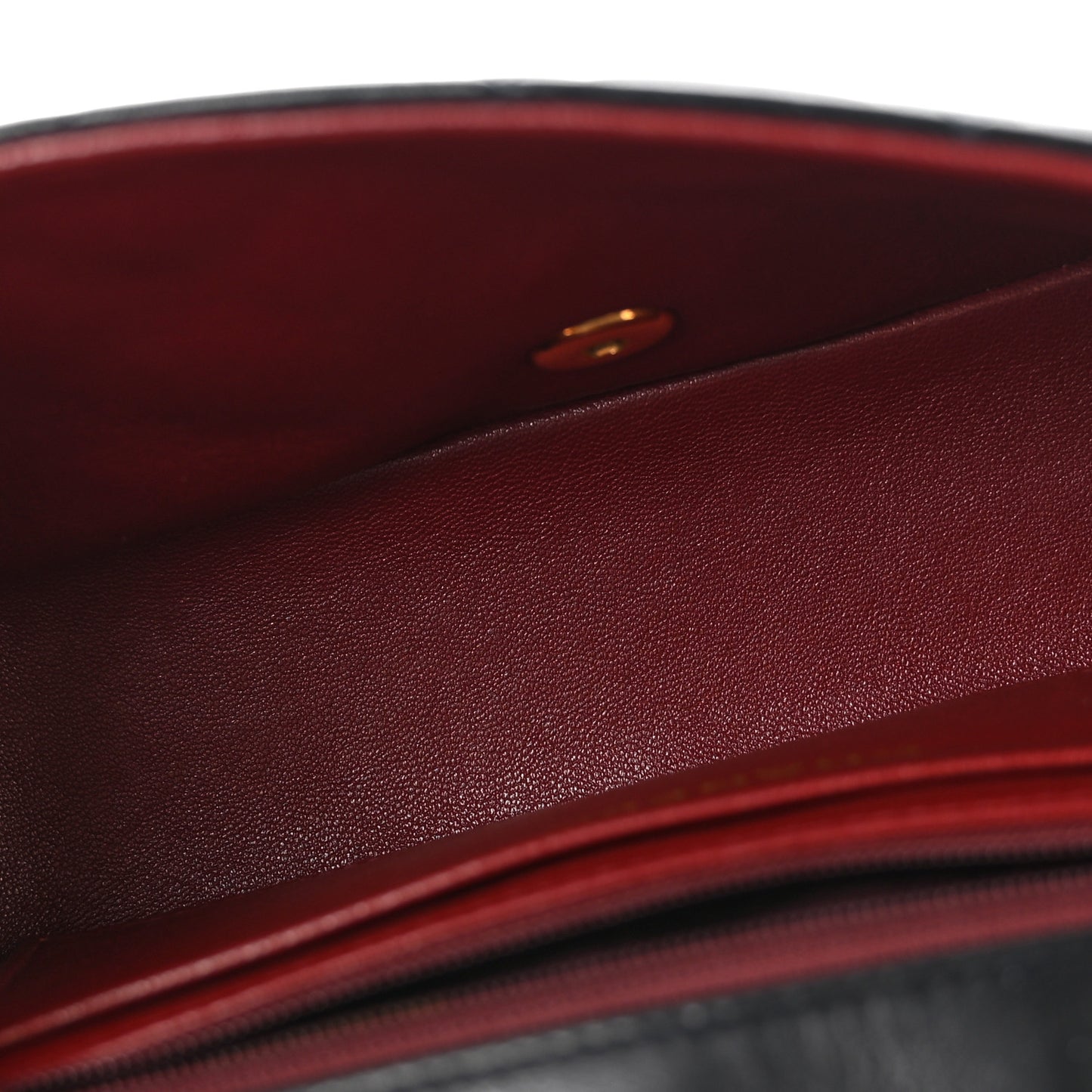 Lambskin Quilted Small Single Flap Black