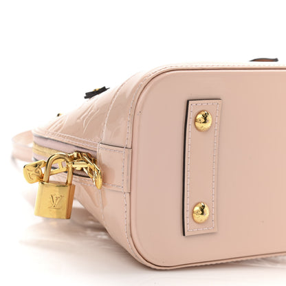 Louis Vuitton Vernis Flowers Alma BB Rose Ballerine 9 of 12