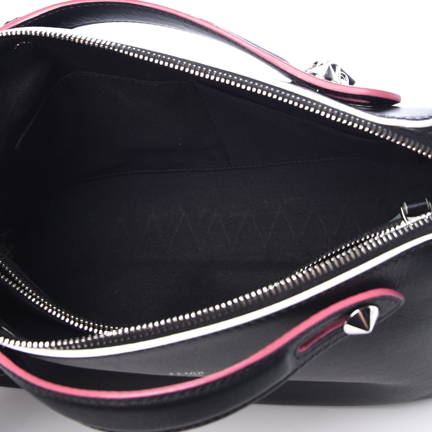 Vitello Dolce Croc Tail Studded Medium By The Way Boston Bag Black Multicolor